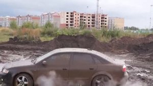 Audi A4 (1,8 quattro) на бездорожье