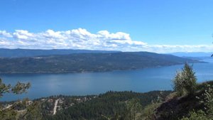 The best view of Okanagan Lk, BC, Canada / Лучший вид на оз. Оканаган, Британская Колумбия, Канада