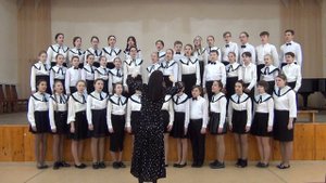 Рус.нар.песня в обработке С.Золотухиной "Я на камушке сижу"- старший хор "Классика" "ДШИ №1 ЭМР"