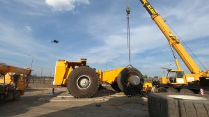 Сборка «БелАза» на площадке Музейного комплекса в Верхней Пышме
