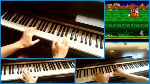 Sonic the Hedgehog 2 - Boss theme (Piano and synth remix cover)