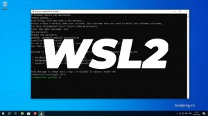 Установка WSL2 Windows 10