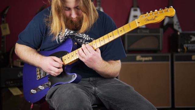 SOLD - Fender Telecaster 1952 Relic Purple Metallic - #R12552 смотреть онлайн