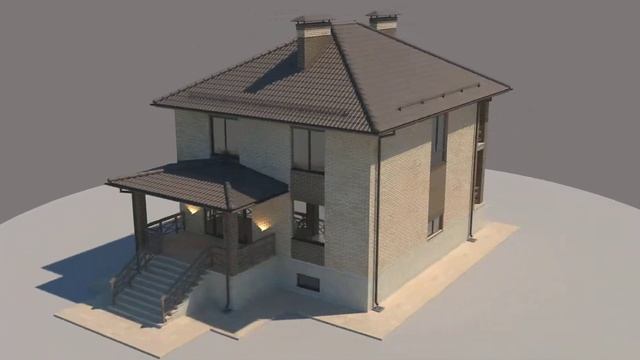 260 м2 - это 3-х этажный дом с цокольным этажом и гаражом в нём. Ссылка на проект-обзор в описании смотреть онлайн