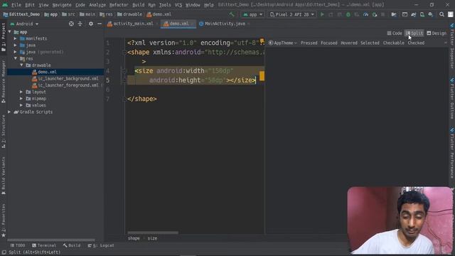 [Hindi] Design EditText | Android App Development For Beginners (2020 Edition).... смотреть онлайн