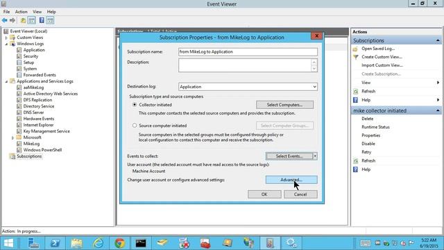Windows Event Log Subscriptions смотреть онлайн