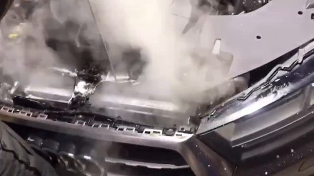 Мойка радиатора и двигателя AUDI Q7 без снятия