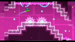 Geometry Dash. Electroman Adventures - десятый уровень, прохождение на три звезды!