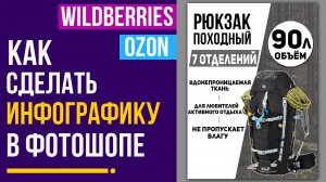 КАК СДЕЛАТЬ ПРОДАЮЩУЮ ИНФОГРАФИКУ ДЛЯ Wildberries / Дизайн карточки товара