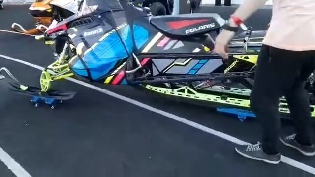 Подкаты под лыжи для снегоходов Polaris производства STS. смотреть онлайн