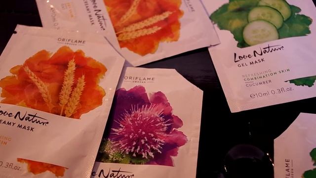 Открываем и тестируем маски для лица из серии LOVE NATURE от Орифлейм.. смотреть онлайн