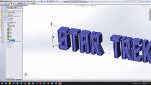 Как создать 3D модель кольца с надписью в SolidWorks