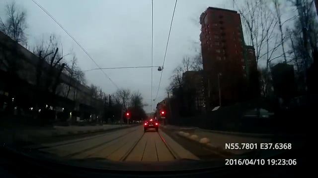 Текстильщики - Тверской - Текстильщики 10/04/2016 (timelapse 4x)