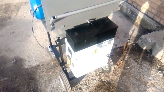 Штукатурно— шпаклевочная машина! Видео№3 смотреть онлайн