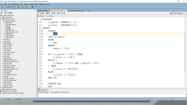 Conditional Constructs in Oracle explained with example || Oracle Database Tutorial