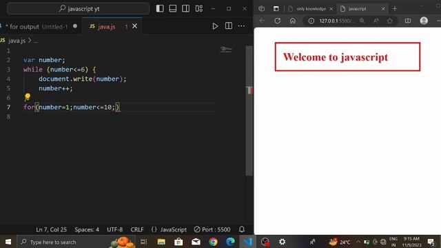 javascript full course || Introduction to JavaScript + Setup | JavaScript Tutorial in Hindi #1 cwh