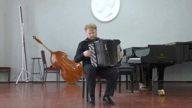 Рейнгольд Глиэр "Прелюдия" Играет баянист Роман Жданов (НГК) Новосибирск