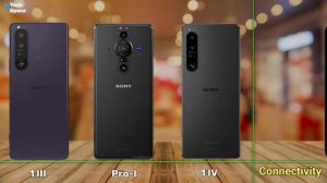 Sony Xperia 1 IV vs Sony Xperia Pro-I vs Sony Xperia 1 III. Tech Specs
