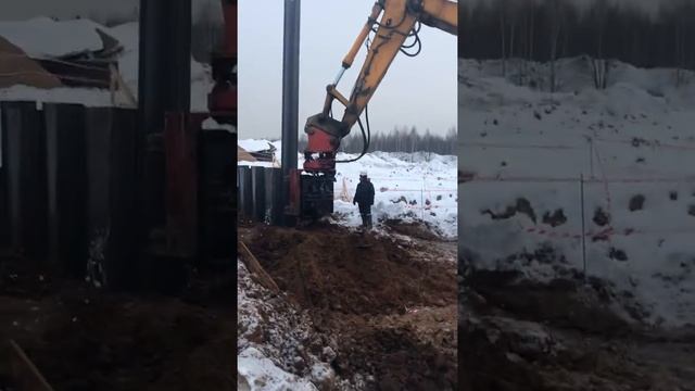 Погружение шпунта