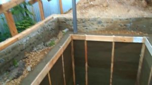 Делаем подвал из опилкобетона. Баня в плане.