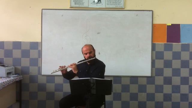 J.S.Bach's Minuet in G major-flute. J.S.Bach Sol major minuet-yan flüt смотреть онлайн