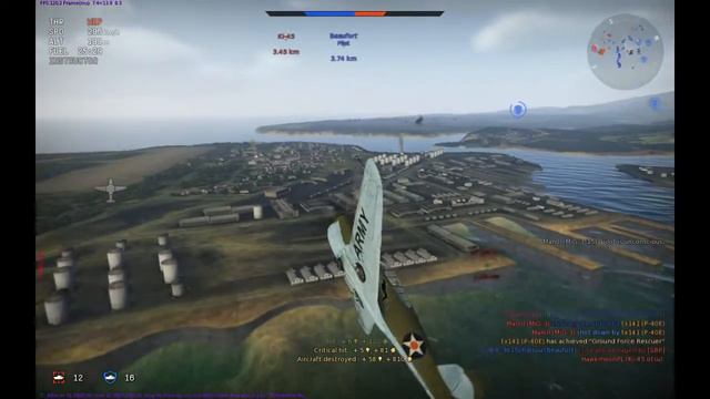 War Thunder: P-40E KittyHawk - Just Fine смотреть онлайн