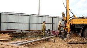 Измерение глубины артезианской скважины