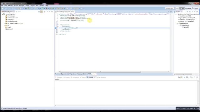 Java : Add a new Maven JUnit dependency смотреть онлайн