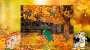 Осенний привет! Желаю тёплой осени, здоровья, хорошего настроения.