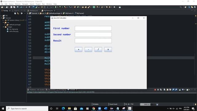 Java GUI Tutorial #38 - Make A Calculator App Using Java GUI