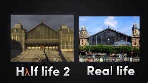 Сравнение локаций из халф лайф 2 и реальной жизни (+бонус)