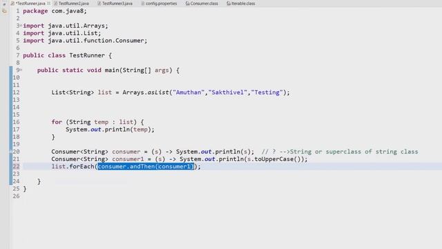Java 8 for Automation QA - Part 9 - Consumer Interface in Test Automation - Use Case 1 смотреть онлайн