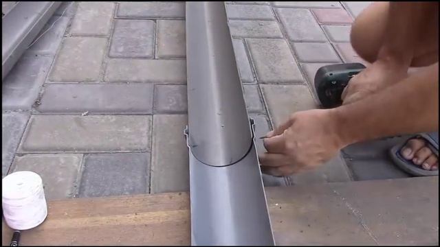 Водосток из канализационных труб. смотреть онлайн