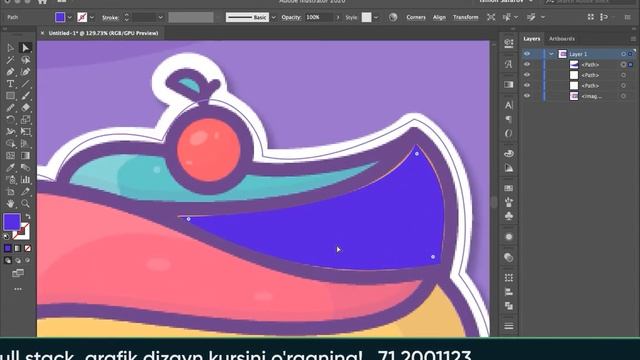 Shape tool | Adobe Illustrator 3-dars смотреть онлайн