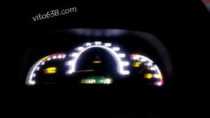 Подсветка приборки белая Vito 638 CDI
