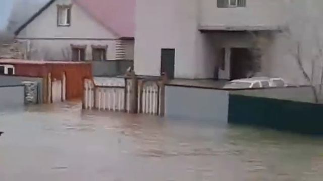 Казахстан Актобе Город под водой ЧС