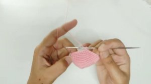 #012 [DAY 3] 100 DAYS TUTORIAL MINI AMIGURUMI CHALLENGE || MINI WHILE ||CHROCET PATTERN | RAJUT