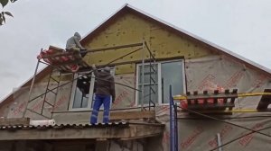 Монтаж обрешётки под сайдинг