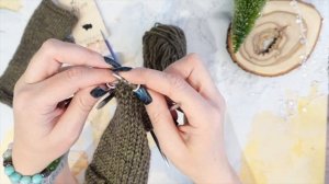 Митенки спицами / Мастер-класс / Как связать простые открытые варежки