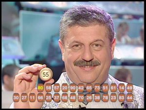 351-й тираж Русского лото 1 июля 2001 года. В гостях Леонид Серебренников