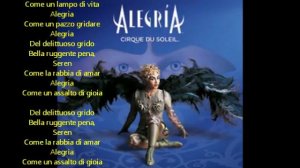 Alegria Cirque Du Soleil Alegria lyrics