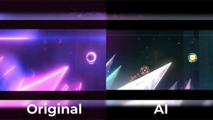 How AI Sees WHITE SPACE / Geometry Dash