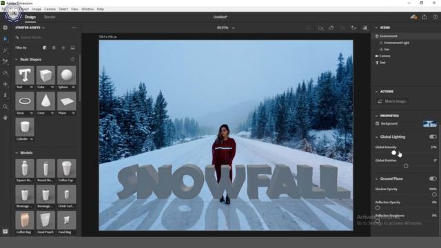 3D Ice Text With Dimension & Photoshop 2021 in Hindi смотреть онлайн