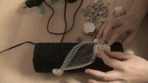 DIY:Красота из мусорного ведра/Ваза в морском стиле/ Декор своими руками/Mixed media art