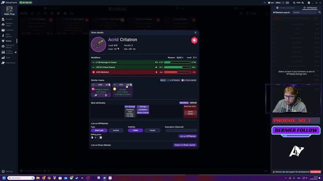 Le guide de l'achat et vente sur Warframe ,comment avoir du platine gratuitement ! смотреть онлайн