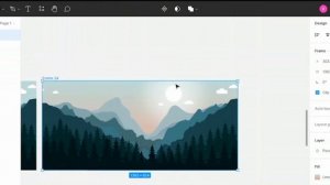 Parallax illustration using Figma