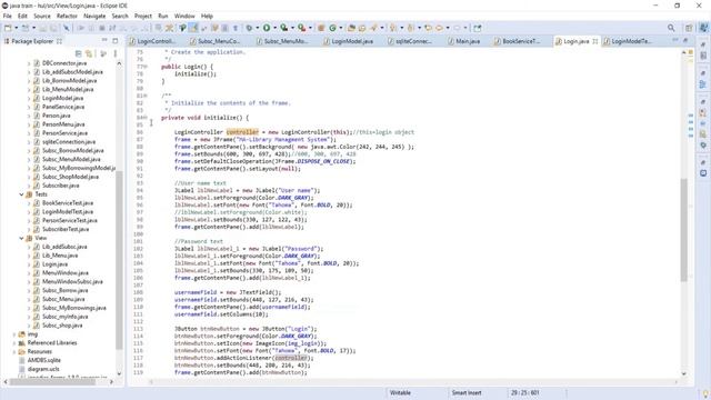 CS project-LMS-Java,Swing,SQLite смотреть онлайн