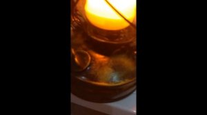 Светильник с эффектом пламени из старой керосиновой лампы