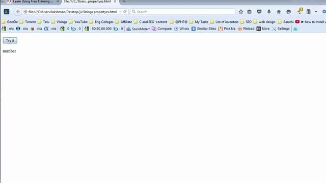 Number System and Properties in Javascript  --   English 28-vlr training