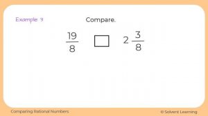 Comparing Rational Numbers